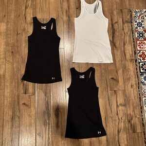 Three UNDER AMOUR Tank Top bundle. Size S